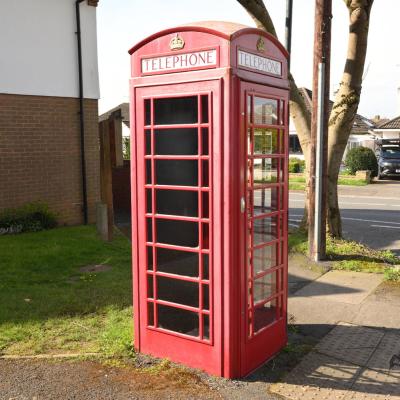 Red Phone Box Near Church Green